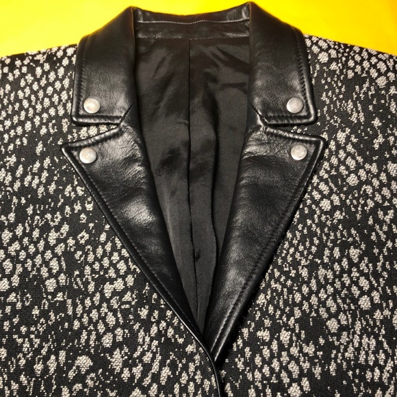 The Kooples blazer with lambskin w/two pockets - Picture 5 of 13